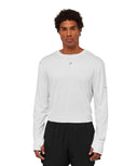 Running Long Sleeve T-Shirt oversized fit White - Unmatched Kicks - GYMSHARK