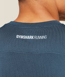 Running T-Shirt slim fit GS Stealth Blue - Unmatched Kicks - GYMSHARK
