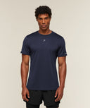 Running T-Shirt slim fit Heavy Blue - Unmatched Kicks-GYMSHARK