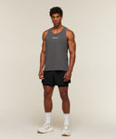 Running Tank slim fit Onyx Grey - Unmatched Kicks-GYMSHARK