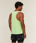Running Tank slim fit Pace Green - Unmatched Kicks-GYMSHARK