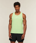 Running Tank slim fit Pace Green - Unmatched Kicks-GYMSHARK