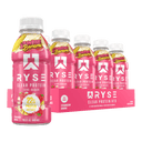 RYSE Clear Protein Drink 100 Calories, 22g Whey Isolate Protein Shake, Sugar - Free, 0g Fat & Lactose - Free - Refreshing Ready - to - Drink Beverage - 16.9 fl oz Bottles (12 - Pack) - Unmatched Kicks - RYSE