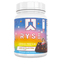 RYSE Loaded Protein Powder - 25g Whey Protein Isolate & Concentrate with Prebiotic Fiber & MCTs - Low Carb, Low Sugar, Digestive - Friendly - 20 Servings / 1.5 lb Tub - Unmatched Kicks - RYSE