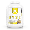 RYSE Loaded Protein Powder - 25g Whey Protein Isolate & Concentrate with Prebiotic Fiber & MCTs - Low Carb, Low Sugar, Digestive - Friendly - 54 Servings / 4 lb Tub - Unmatched Kicks - RYSE