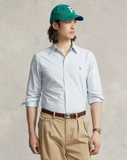 Striped Oxford Shirt - All Fits Blue/White