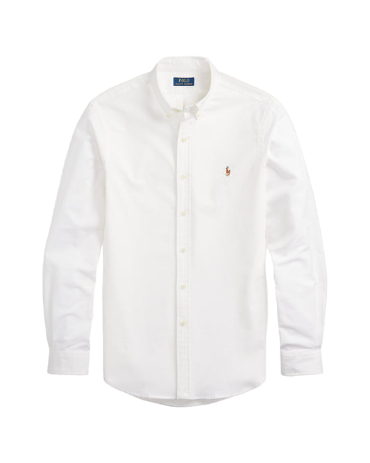 Slim Fit Stretch Oxford Shirt White