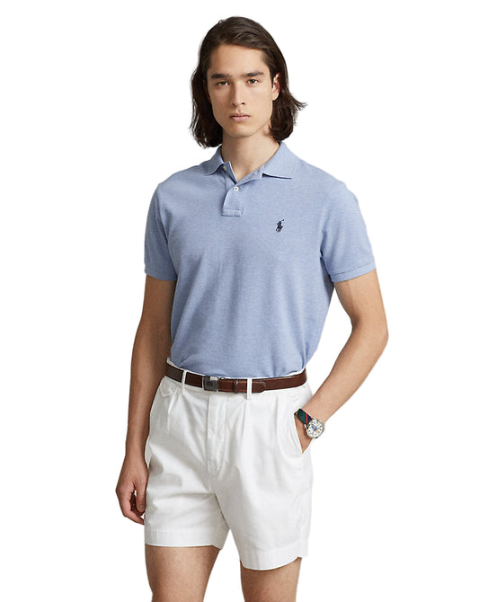 The Iconic Mesh Polo Shirt - All Fits Isle Heather