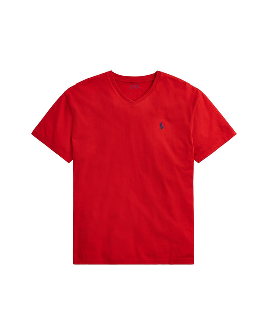 Classic Fit Jersey V-Neck T-Shirt RL 2000 Red