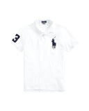 Big Pony Mesh Polo Shirt - All Fits White