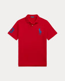 Big Pony Mesh Polo Shirt - All Fits RL Red