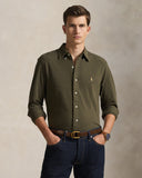 Featherweight Mesh Shirt Wilson Olive Heather