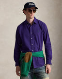 Garment-Dyed Oxford Shirt - All Fits Medieval Purple