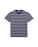 Classic Fit Striped Jersey T-Shirt Andover Heather/Navy