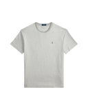 Classic Fit Striped Soft Cotton T-Shirt Andover Heather/White