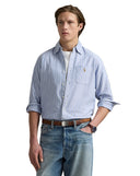 Classic Fit Striped Oxford Shirt Blue Multi