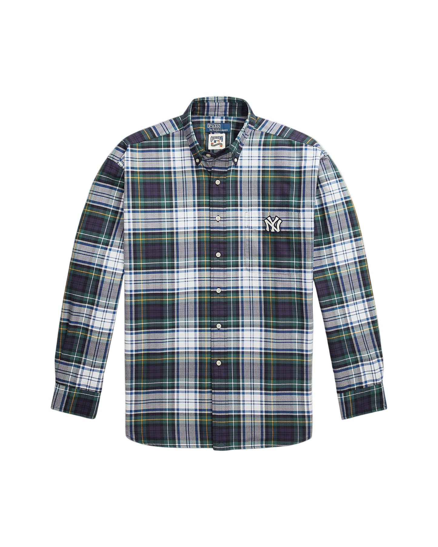 Polo Ralph Lauren Yankees Big Shirt White/Green Multi