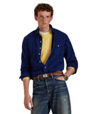 Classic Fit Brushed Twill Shirt Freshwater