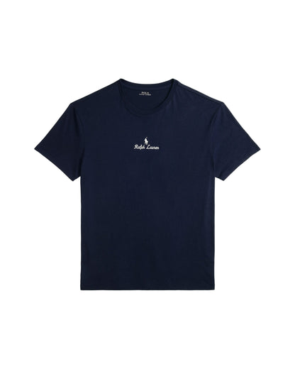 Classic Fit Logo Jersey T-Shirt Aviator Navy