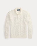 Relaxed Fit Cable-Knit Cotton Sweater Nevis