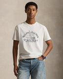 Classic Fit Jersey Graphic T-Shirt Deckwash White