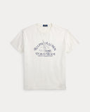 Classic Fit Jersey Graphic T-Shirt Deckwash White