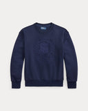 Wimbledon Vintage Fit Crest Sweatshirt Refined Navy