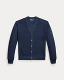 Relaxed Fit Linen Cardigan Newport Navy