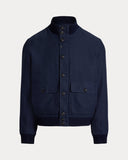 The Barrett Linen Herringbone Jacket Refined Navy