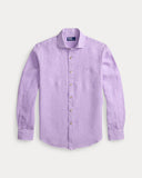 Classic Fit Linen Shirt Powder Purple
