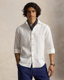 Classic Fit Linen Shirt Ceramic White