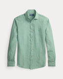 Classic Fit Linen Shirt Faded Mint