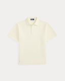 Standard Fit Textured Piqué Polo Shirt Pale Cream