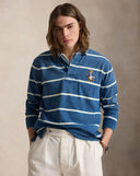 Classic Fit Polo Bear Rugby Shirt Newport Bear/Indigo