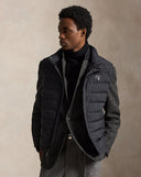 The Mayhew Matte Down Vest Polo Black