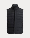 The Mayhew Matte Down Vest Polo Black