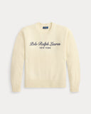 Relaxed Fit Wool-Cotton Sweater Andover Cream