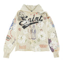 Saint Mxxxxxx x Denim Tears Graffiti Hoodie Grey - Unmatched Kicks - DENIM TEARS