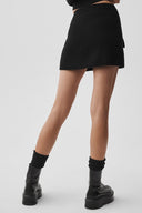Scholar Knit Cargo Skirt Black - Unmatched Kicks - ALO