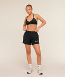 Script Embroidery Shorts Black - Unmatched Kicks - GYMSHARK