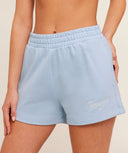 Script Embroidery Shorts Chilled Blue - Unmatched Kicks - Womens>Apparel>Shorts>loose