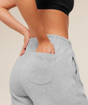 Script Embroidery Shorts Light Grey Core Marl - Unmatched Kicks - GYMSHARK