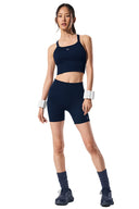 Seamless Ribbed Favorite Bra Navy - Unmatched Kicks - ALO