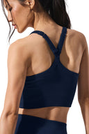 Seamless Ribbed Favorite Bra Navy - Unmatched Kicks - ALO