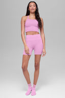 Seamless Ribbed Favorite Bra Tank - Candy Heart Pink - Unmatched Kicks - ALO