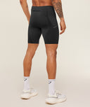 Seamless Running Half Tight body fit Black/Onyx Grey - Unmatched Kicks - GYMSHARK