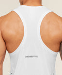 Seamless Running Tank slim fit GS White - Unmatched Kicks - GYMSHARK