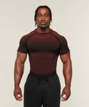 Shadow Seamless T Shirt muscle fit Sets Red - Unmatched Kicks-GYMSHARK