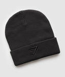 Sharkhead Beanie Black - Unmatched Kicks - GYMSHARK