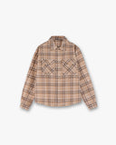 Sheer Flannel Shirt - Brown Check - Unmatched Kicks - REPRESENT